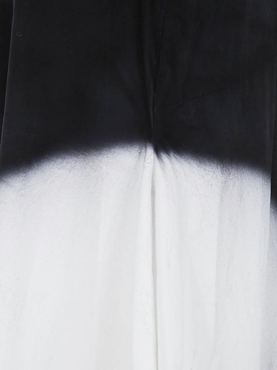  마리아 칼데라라 롱 원피스 R508PH 91 BLACK WHITE - MARIA CALDERARA