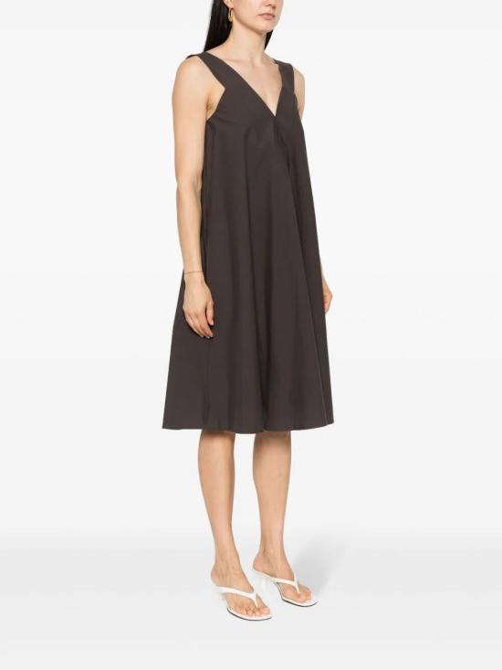  파로쉬 미디 원피스 D725374 CANYOX24 086 DARK BROWN - PAROSH