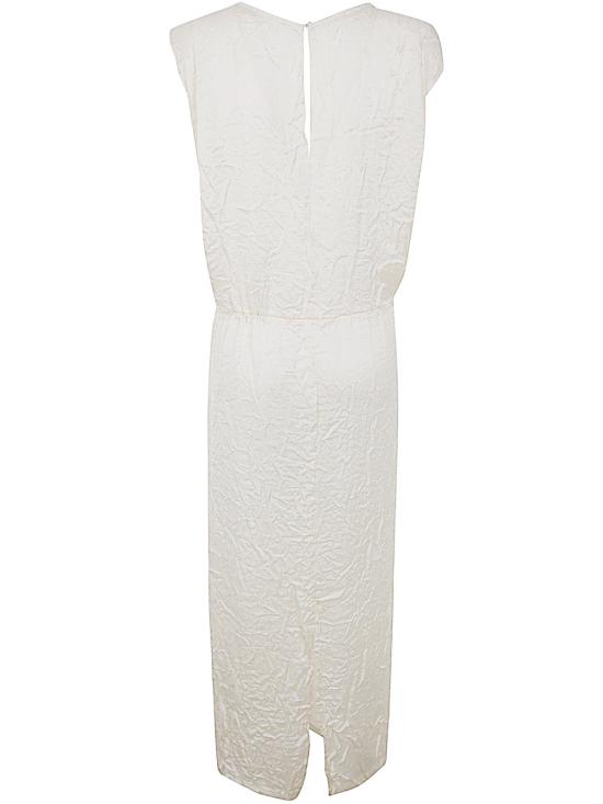 마리아 칼데라라 롱 롱 원피스 R516YY 11 MILK - MARIA CALDERARA