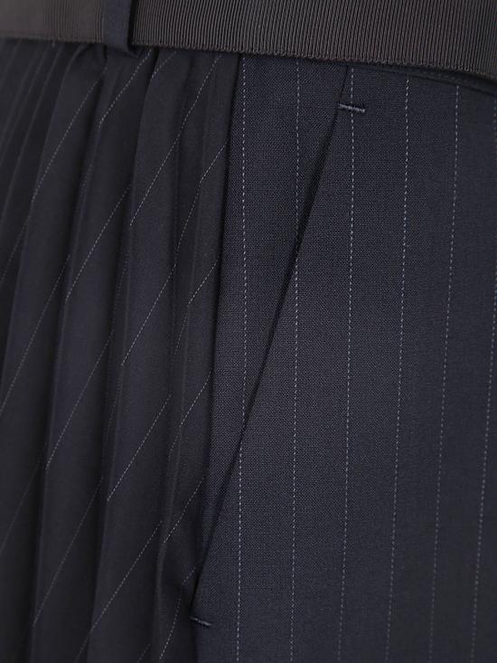  사카이 롱 스커트 24 07276 201 NAVY - SACAI