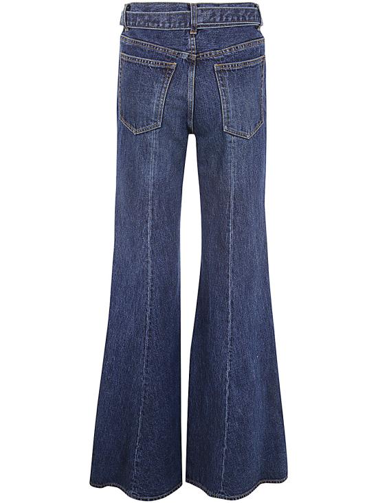  사카이 데님 스트레이트 팬츠 스트레이트 팬츠 24 07290 401 BLUE - SACAI