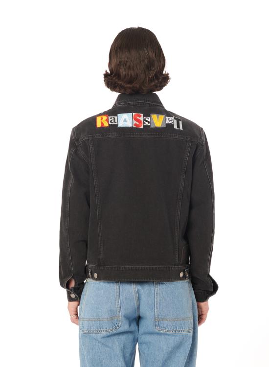  라스벳 데님 자켓 PACC14J001 1 BLACK - RASSVET