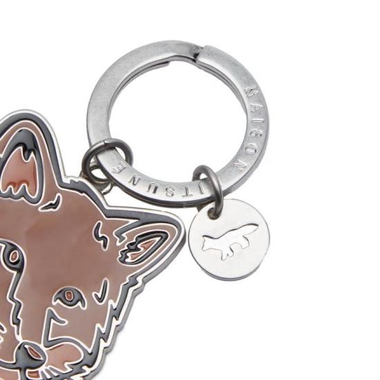  메종키츠네 키링 MM06904AM1002 TOBACCO - MAISON KITSUNE