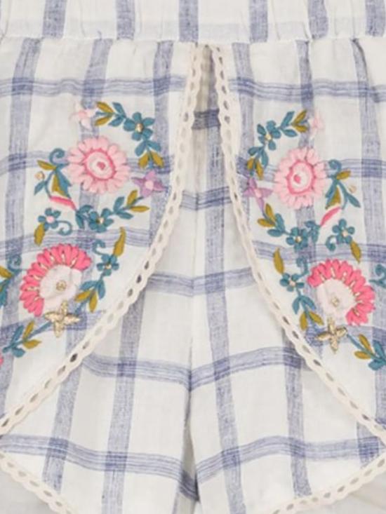  [키즈] 루이스미샤 쇼츠/버뮤다 GRI S24 S0075 BLUE RIVER CHECKS - LOUISE MISHA