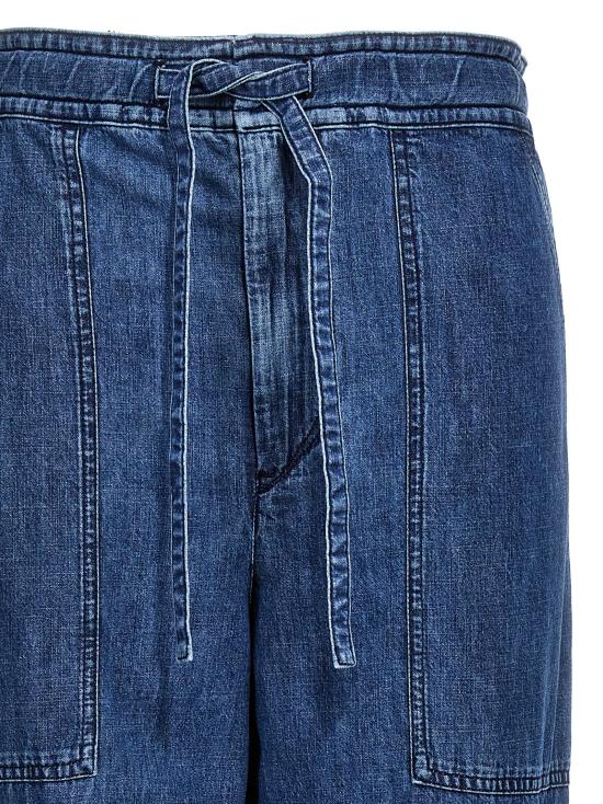  이자벨마랑에뚜왈 데님 스트레이트 팬츠 스트레이트 팬츠 24PPA0278FAB1H04E30BU - ISABEL MARANT ETOILE