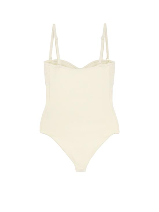  보테가베네타 바디수트 티셔츠 782623V40F0 9204 Beige - BOTTEGA VENETA