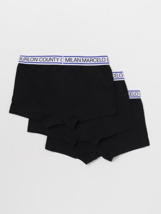 마르셀로 불론 팬티 CMUA006C99JER001 1001 Black - MARCELO BURLON