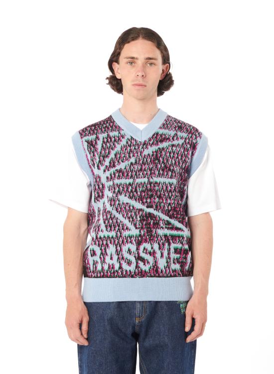  라스벳 니트 베스트 PACC14N005 2 BLUE