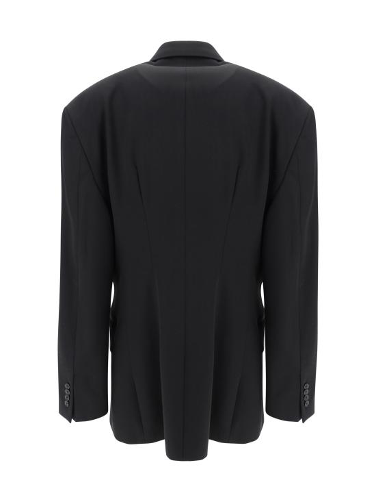  발렌시아가 수트 자켓 773357TNT39 1000 BLACK - BALENCIAGA