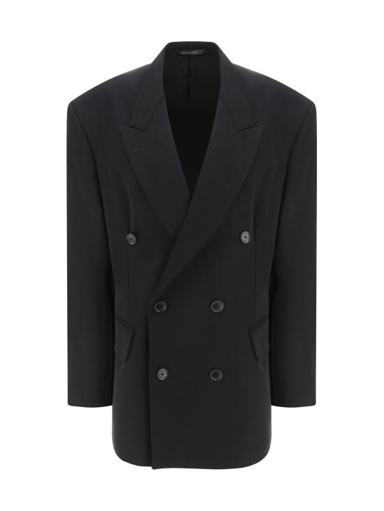  발렌시아가 수트 자켓 773357TNT39 1000 BLACK
