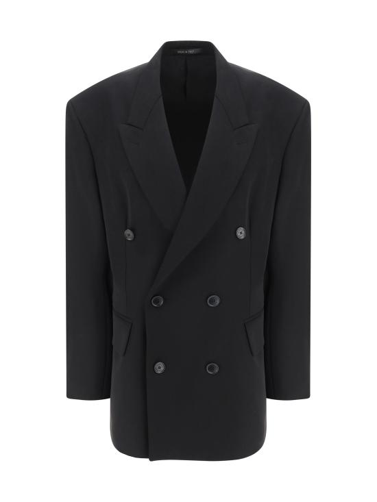  발렌시아가 수트 자켓 773357TNT39 1000 BLACK