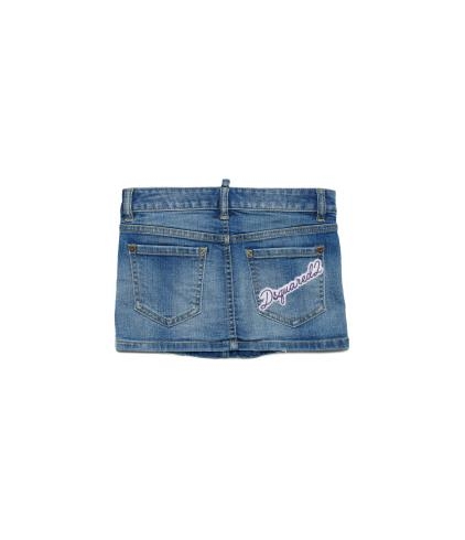 24FW [키즈] 디스퀘어드2 스커트 DQ2124 D0A6M DQ01 Blue - DSQUARED2