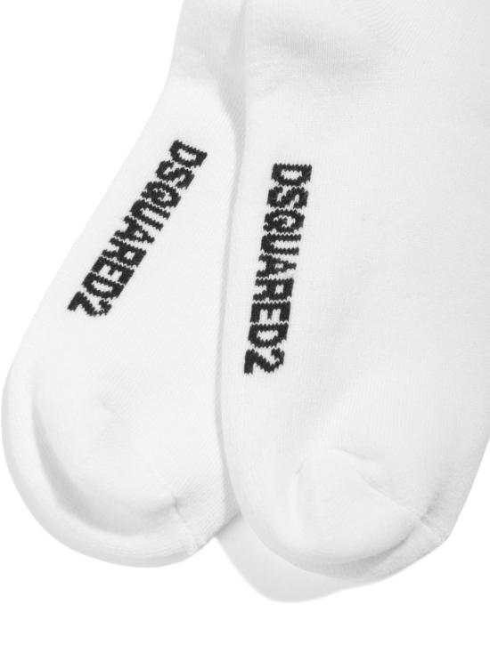 24FW [주니어] 디스퀘어드2 발목 양말 DQ2091 D00WI DQ100 - DSQUARED2