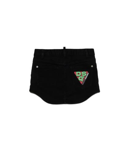 24FW [주니어] 디스퀘어드2 스커트 DQ2125 D0A6U DQ900 Black - DSQUARED2