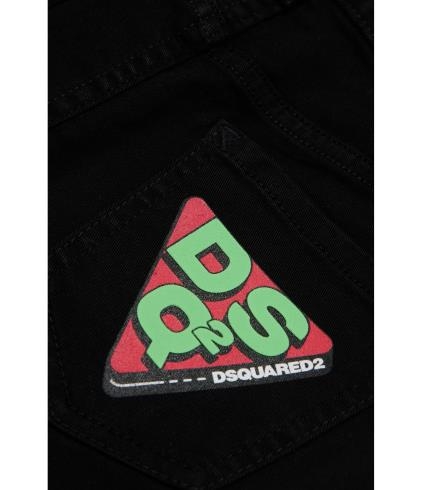 24FW [주니어] 디스퀘어드2 스커트 DQ2125 D0A6U DQ900 Black - DSQUARED2