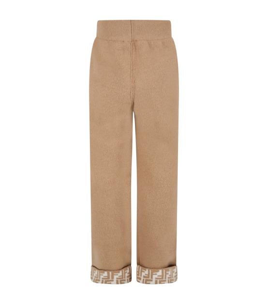  [키즈] 펜디 스트레이트 팬츠 JUG022 AG2O F0QU5 Brown - FENDI