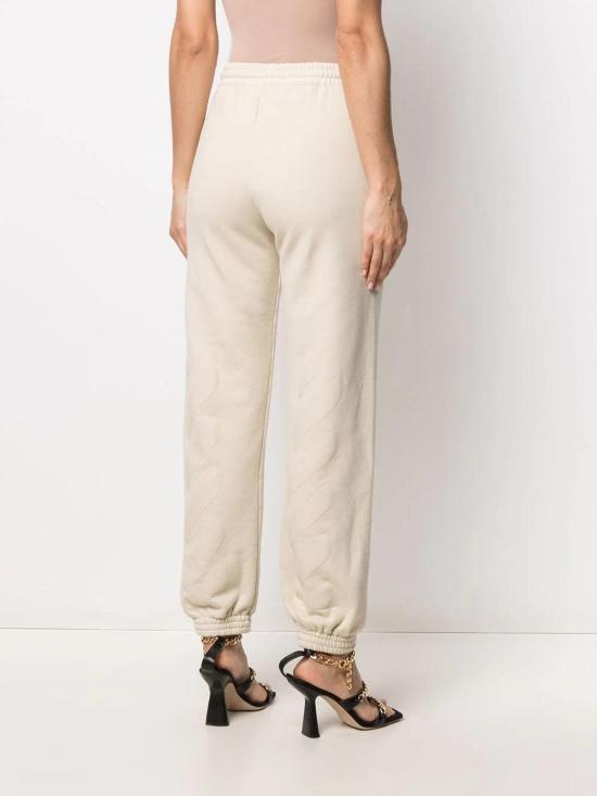 26SS 오프화이트 사선 스트라이프 테이퍼드 트랙팬츠 OWCH006R21JER0036161 - OFF WHITE