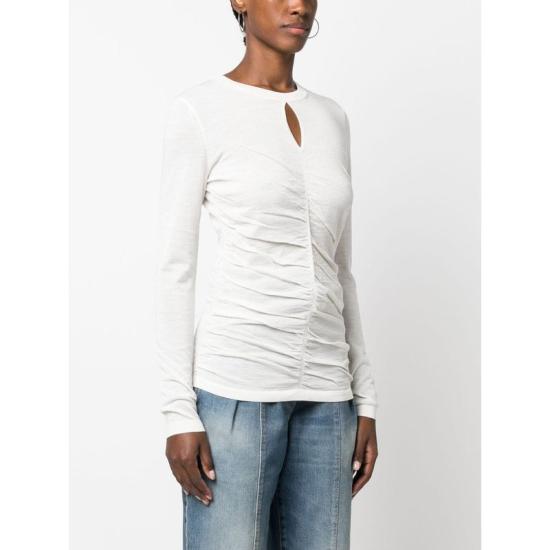 25FW 이자벨마랑 긴팔 티셔츠 PU0197FAA3L57I 20WH - ISABEL MARANT