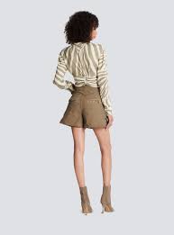 25FW 발망 바디수트 티셔츠 AF1HU105VC81GLU - BALMAIN