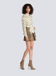 25FW 발망 바디수트 티셔츠 AF1HU105VC81GLU - BALMAIN