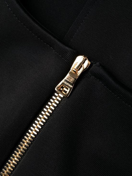  발망 롱 원피스 XF0RP045JB000PA - BALMAIN