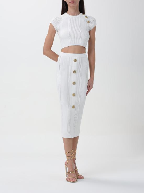 25FW 발망 반팔 티셔츠 CF1AI077KF24 0FA - BALMAIN