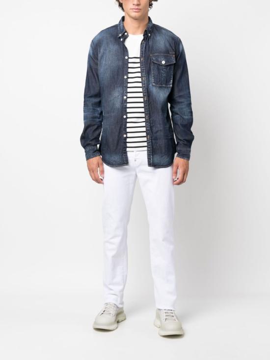  디스퀘어드2 데님 셔츠 S71DM0658S30341 470 - DSQUARED2