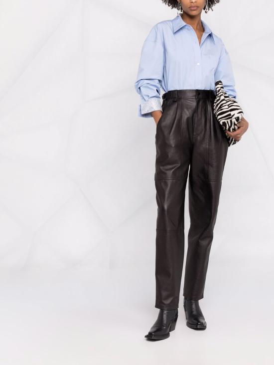  이자벨마랑 가죽 팬츠 PA212622P003I 01BK - ISABEL MARANT