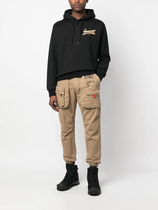 25FW 디스퀘어드2 후드 티셔츠 S71GU0634S25516 900 M - DSQUARED2