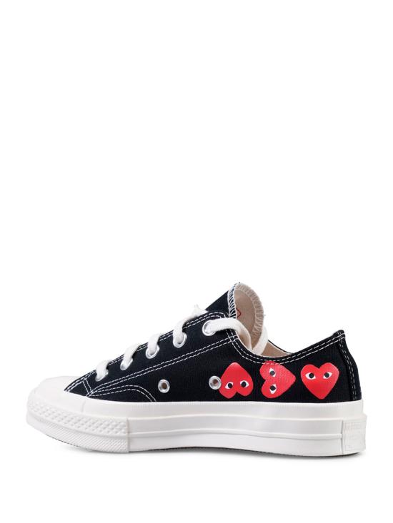 꼼데가르송 플레이 X 컨버스 스니커즈 P1K126 BLACK - COMME DES GARCONS PLAY CONVERSE