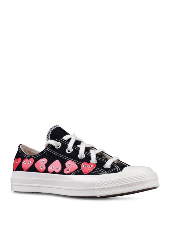  꼼데가르송 플레이 X 컨버스 스니커즈 P1K126 BLACK - COMME DES GARCONS PLAY CONVERSE