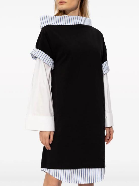  드리스 반 노튼 숏 원피스 2410111268603 BLACK 900 - DRIES VAN NOTEN