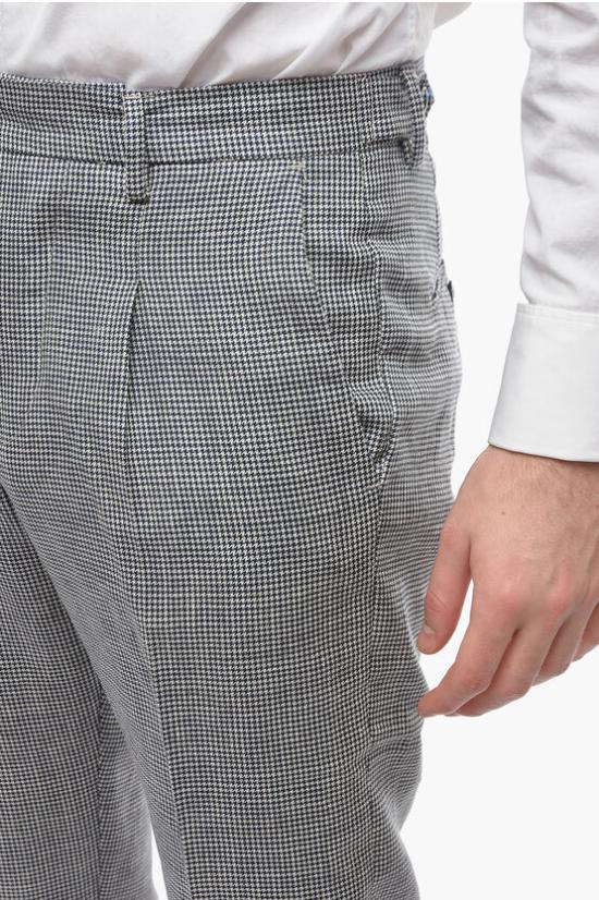  크루나 수트 팬츠 S RAVAL1P L 557NAVY Bianco Blu - CRUNA