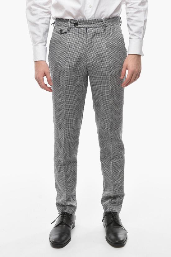  크루나 수트 팬츠 S RAVAL1P L 557NAVY Bianco Blu