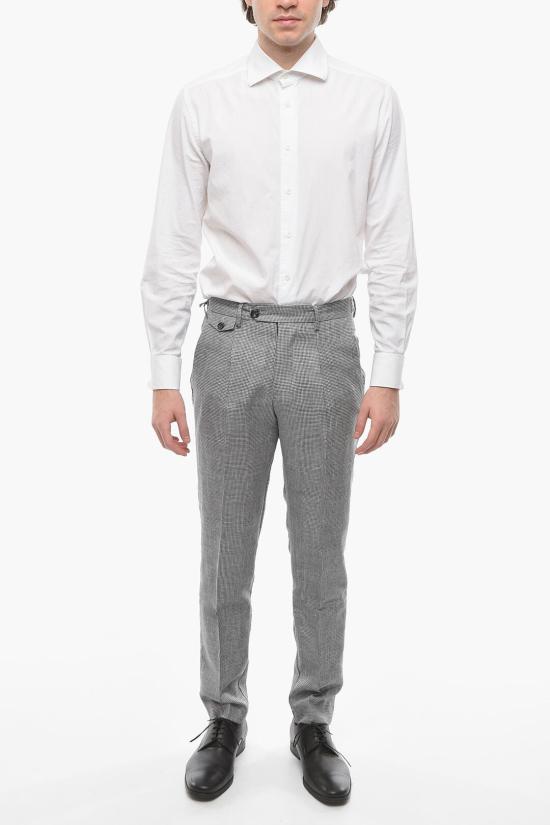  크루나 수트 팬츠 S RAVAL1P L 557NAVY Bianco Blu - CRUNA