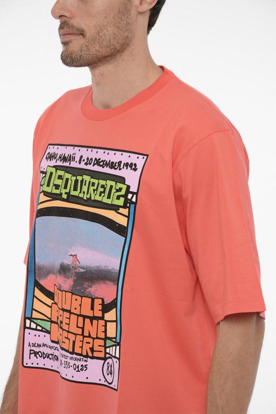  디스퀘어드2 반팔 티셔츠 S71GD1274 S23009 303 Orange - DSQUARED2