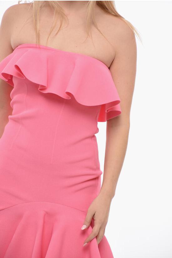  알렉산더 맥퀸 숏 원피스 734628 Q1A43 5003 Pink - ALEXANDER MCQUEEN