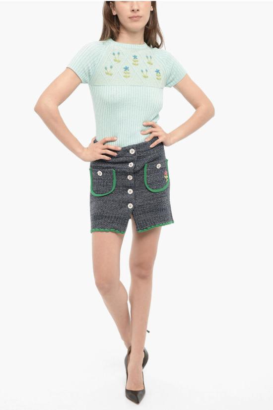  코르미오 숏 스커트 CHIARACO BL Blue - CORMIO