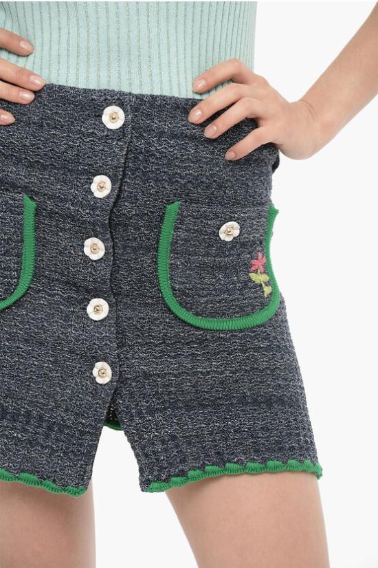  코르미오 숏 스커트 CHIARACO BL Blue - CORMIO