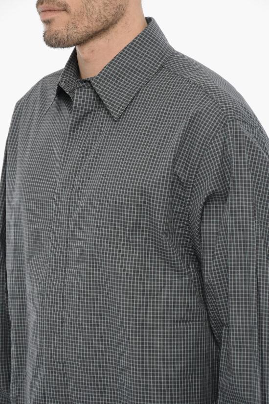  아더에러 긴팔 셔츠 BMADSSSH0103CKCO CHECK Gray - ADER ERROR