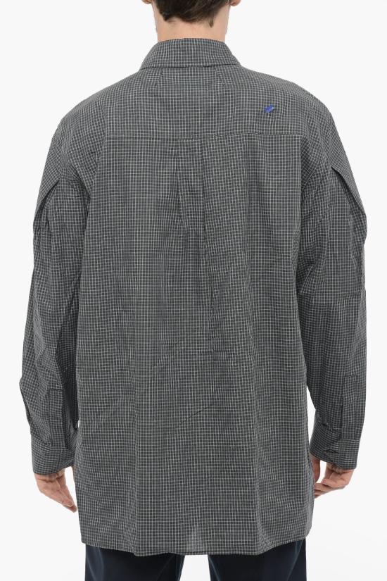  아더에러 긴팔 셔츠 BMADSSSH0103CKCO CHECK Gray - ADER ERROR