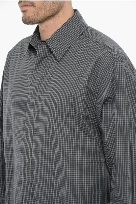  아더에러 긴팔 셔츠 BMADSSSH0103CKCO CHECK Gray - ADER ERROR