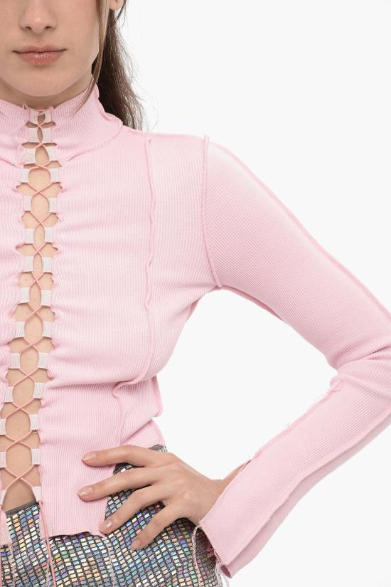  줄퍼 터틀넥 JAJT10VI BL Pink - JULFER