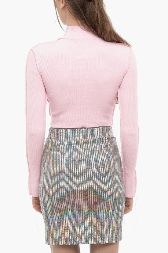  줄퍼 터틀넥 JAJT10VI BL Pink - JULFER