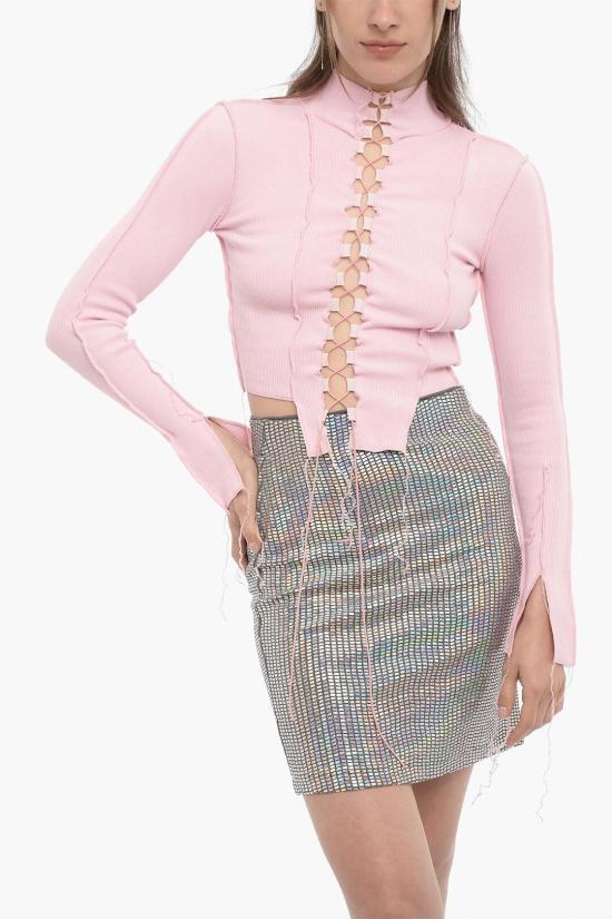  줄퍼 터틀넥 JAJT10VI BL Pink