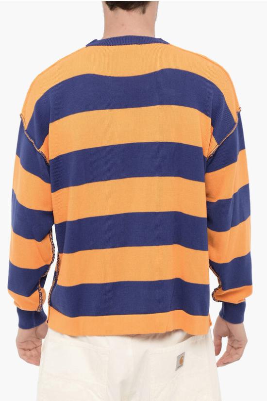  로베르토 콜리나 스웨터 RN23001RN23 14 Arancio Blu - ROBERTO COLLINA