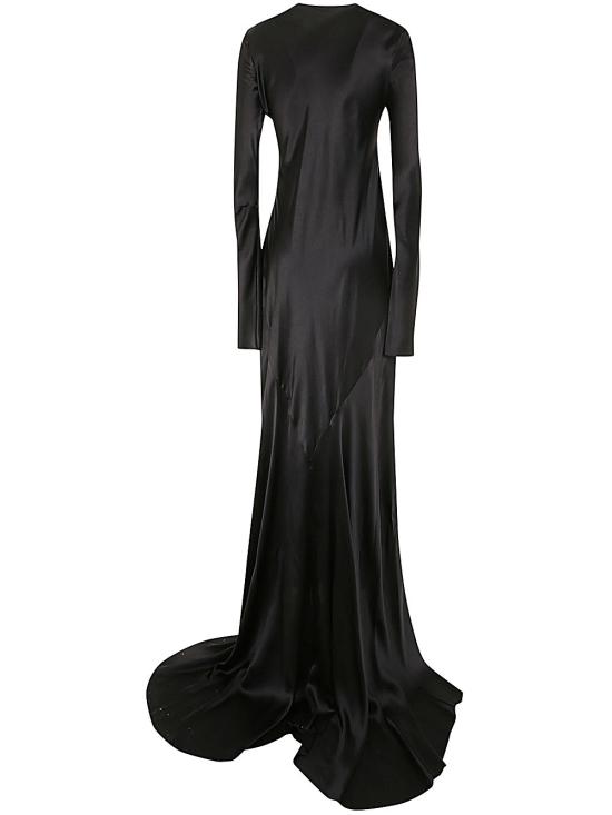  앤 드뮐미스터 롱 원피스 2401 W DR16 FA134 099 099 BLACK - ANN DEMEULEMEESTER
