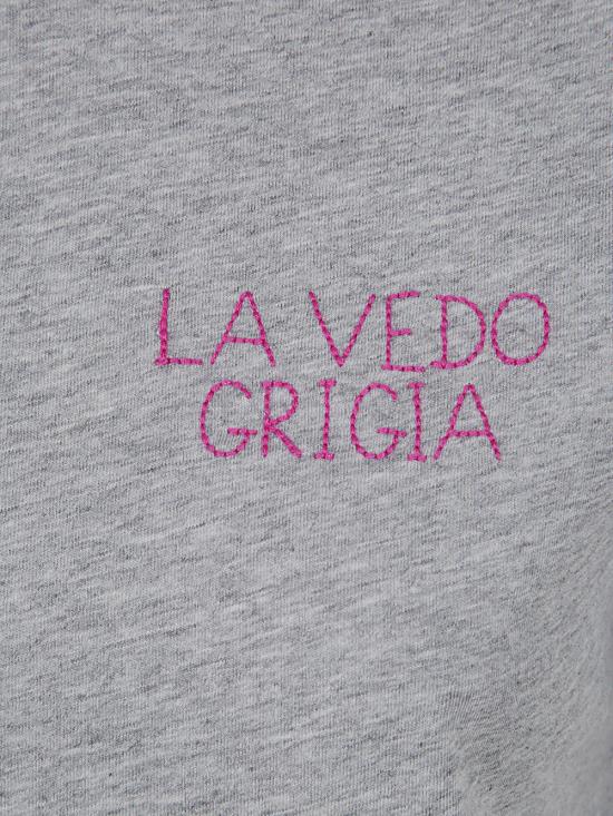  세인트바쓰 반팔 티셔츠 EMILIE 04215F 15ML EMB VEDO GRIGIA - MC2 SAINT BARTH