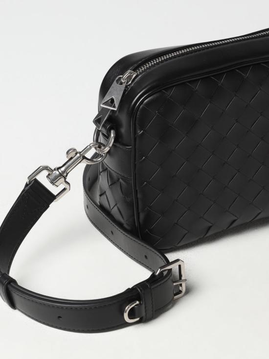 26SS 보테가베네타 인트레치아토 스몰 카메라백 755923V2HL1 8803 Black - BOTTEGA VENETA