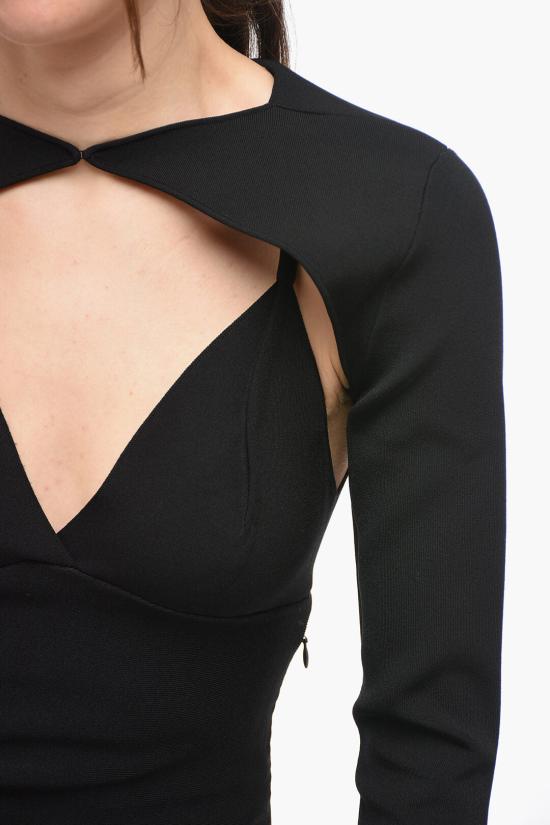  롤랑뮤레 미디 원피스 RM RS23 003M BVI BLK Black - ROLAND MOURET